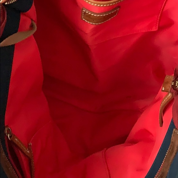 Dooney & Bourne Navy Blue Tote - Picture 3 of 4